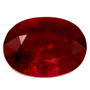 Oval 0.73 Red Ruby - #1076514