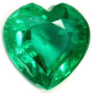 Heart 0.98 Green Emerald - #1075660