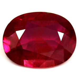 Oval 0.86 Red Ruby - #1076864