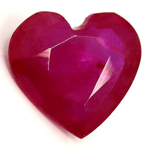 Heart 0.85 Red Ruby - #1076479