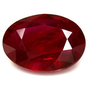 Oval 0.94 Red Ruby - #1076474
