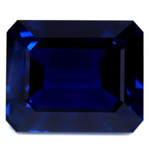 Emerald 6.96 Blue Sapphire - #1076700