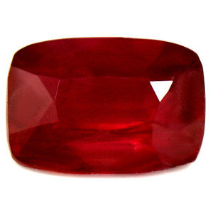 Cushion 0.62 Red Ruby - #1076797