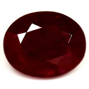 Oval 0.64 Red Ruby - #1077183