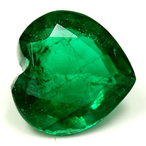 Heart 0.87 Green Emerald - #1075939