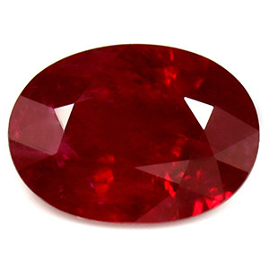 Oval 0.87 Red Ruby - #1076506