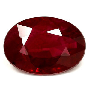 Oval 0.72 Red Ruby - #1076502