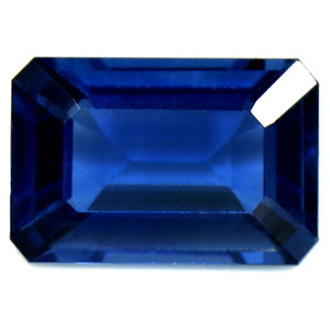 Emerald 0.53 Blue Sapphire - #1076948