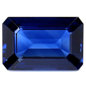Emerald 0.67 Blue Sapphire - #1076198