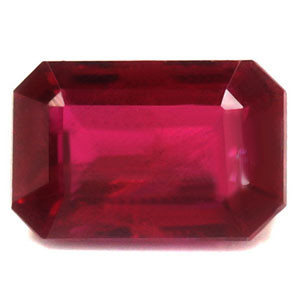 Emerald 0.84 Red Ruby - #1077728
