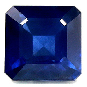Emerald 0.74 Blue Sapphire - #1076526