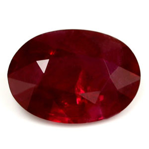 Oval 0.84 Red Ruby - #1076497