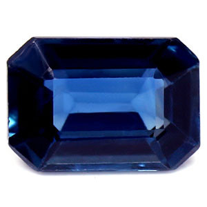 Emerald 0.77 Blue Sapphire - #1077050