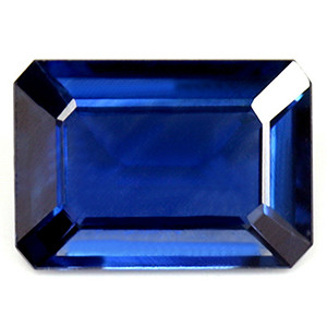 Emerald 0.82 Blue Sapphire - #1076724