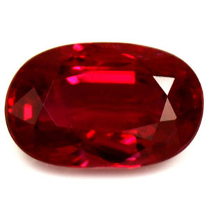Oval 0.67 Red Ruby - #1077534
