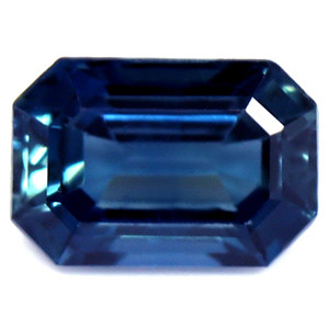 Emerald 0.66 Blue Sapphire - #1077156
