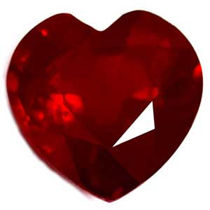 Heart 6.46 Red Ruby - #1078805
