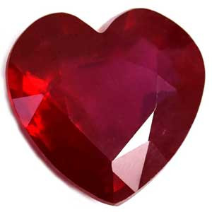 Heart 5.84 Red Ruby - #1078802