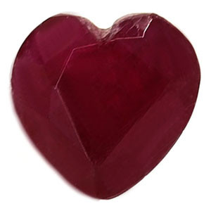 Heart 1.38 Red Ruby - #1079599