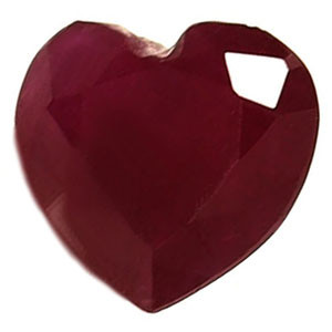 Heart 0.90 Red Ruby - #1079598