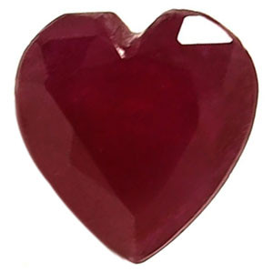 Heart 0.90 Red Ruby - #1079597