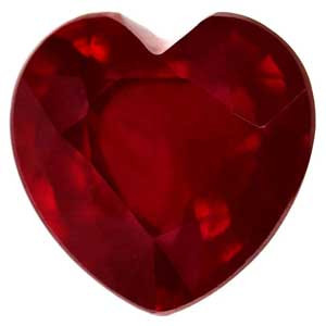Heart 3.97 Red Ruby - #1078791