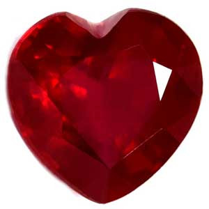 Heart 3.60 Red Ruby - #1078794