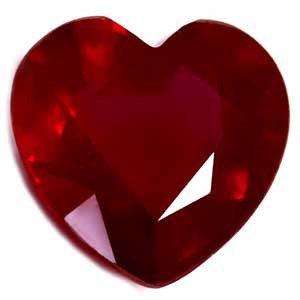 Heart 3.56 Red Ruby - #1078793