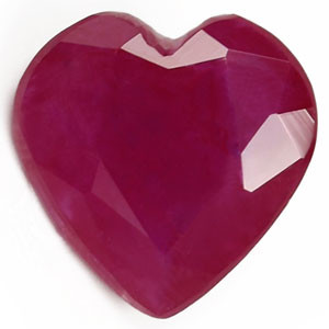 Heart 0.69 Red Ruby - #1078235