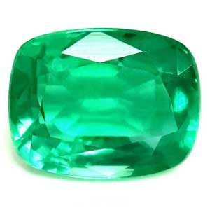Cushion 1.38 Green Emerald - #1079634