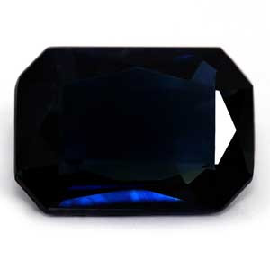 Emerald 0.80 Blue Sapphire - #1079875