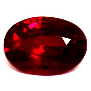 Oval 0.94 Red Ruby - #1080167