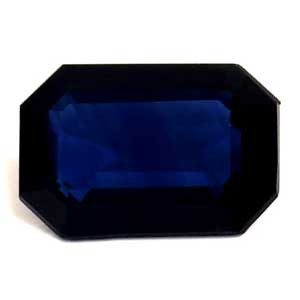 Emerald 0.55 Blue Sapphire - #1079929