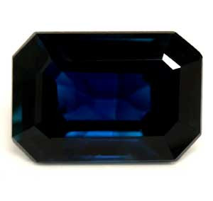 Emerald 0.66 Blue Sapphire - #1079921