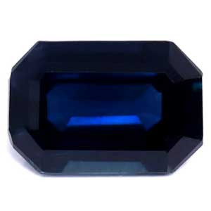 Emerald 0.63 Blue Sapphire - #1079891