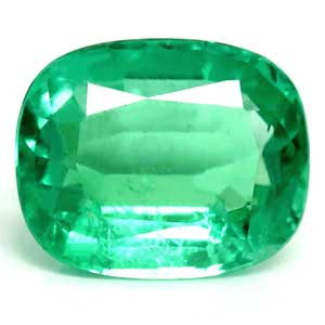 Cushion 1.58 Green Emerald - #1080329