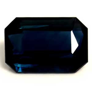 Emerald 0.59 Blue Sapphire - #1079882