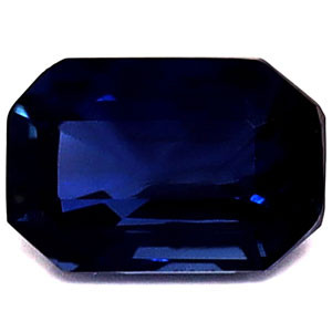 Emerald 0.71 Blue Sapphire - #1079908