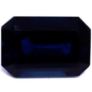 Emerald 0.76 Blue Sapphire - #1079903