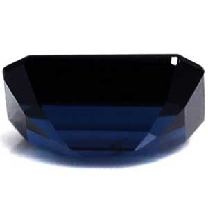 Emerald 0.77 Blue Sapphire - #1079905