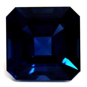 Emerald 3.84 Blue Sapphire - #1081582