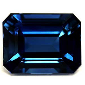 Emerald 3.32 Blue Sapphire - #1081586