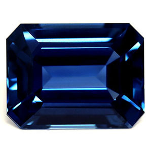 Emerald 3.76 Blue Sapphire - #1081593