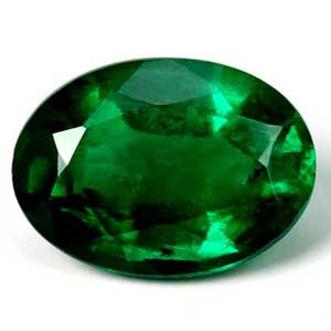 Oval 0.62 Green Emerald - #1081678