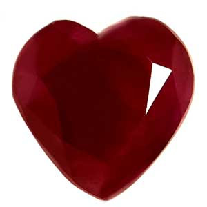 Heart 0.76 Red Ruby - #1080918