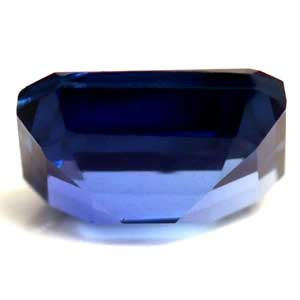 Emerald 0.62 Blue Sapphire - #1082062
