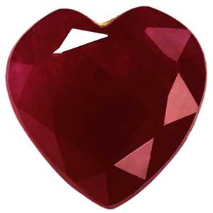 Heart 2.92 Red Ruby - #1082658