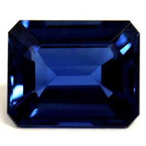 Emerald 0.56 Blue Sapphire - #1081600