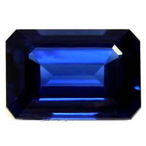 Emerald 0.66 Blue Sapphire - #1081614