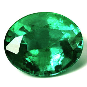 Oval 0.52 Green Emerald - #1082854